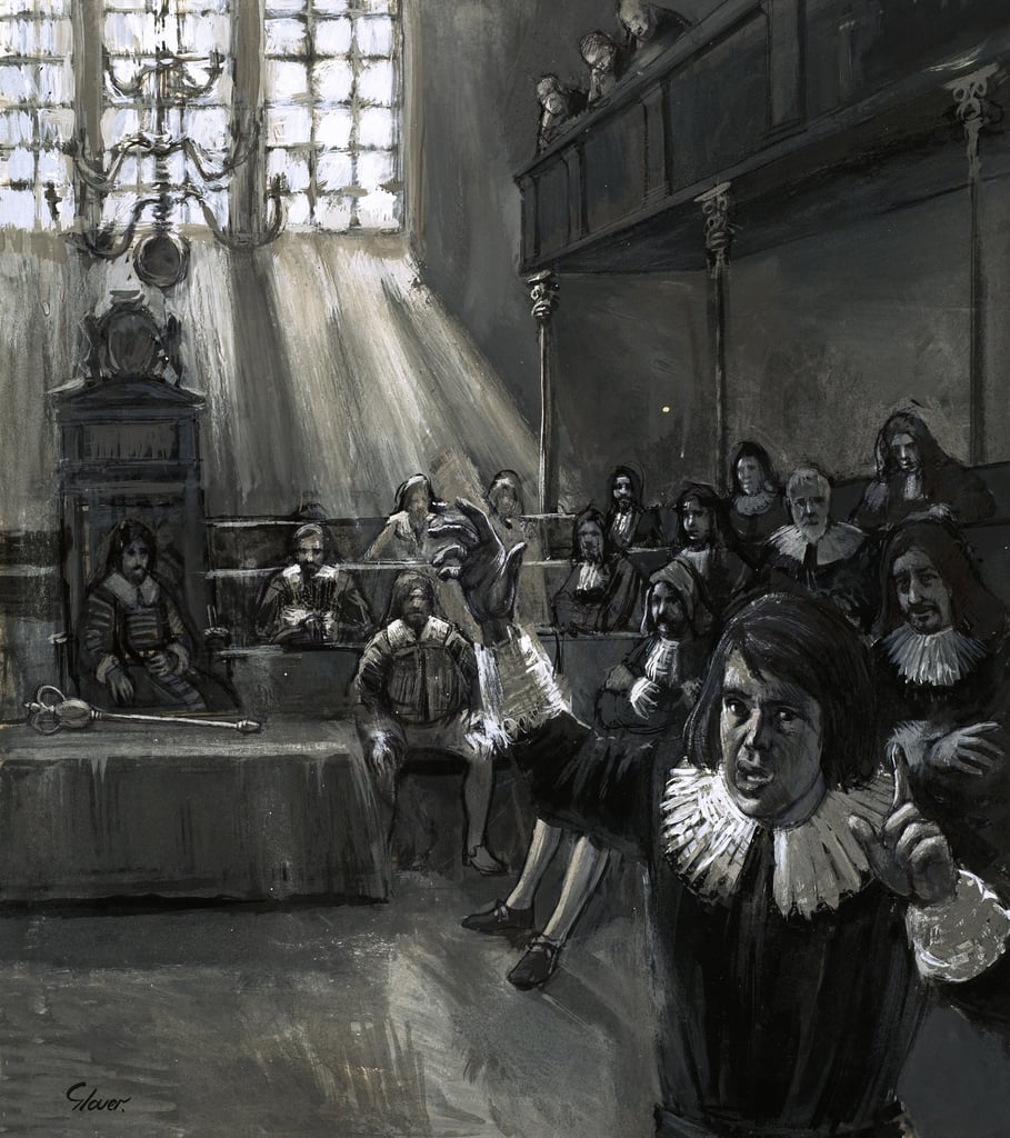 議会で、オリバー・クロムウェルは率直で率直なスピーチで「貧しい庶民」を代弁しました